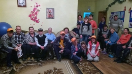 Волонтеры в Липовском отделе временного проживания